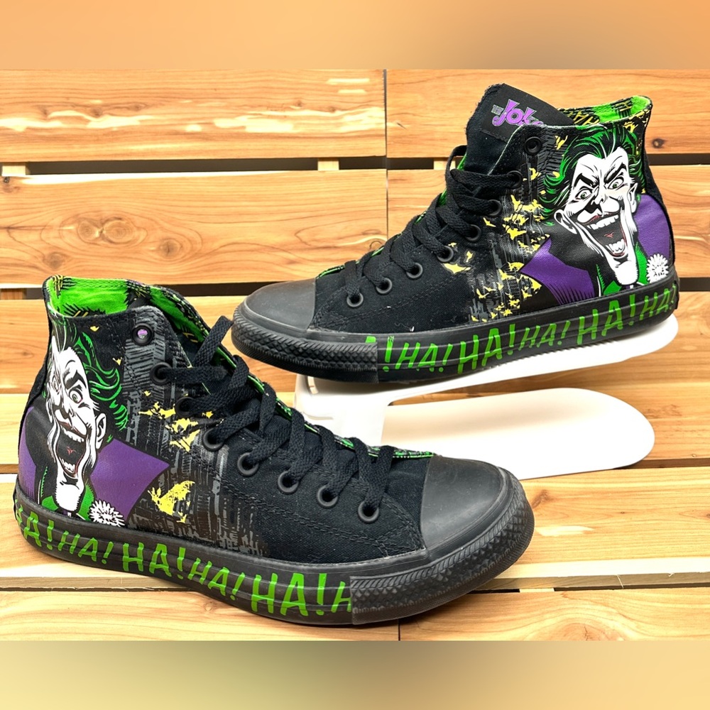 This listing is for a pair of super rare sold out DC Comics Joker HA! HA! HA! HA